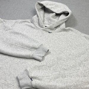Abercrombie & Fitch Soft Hoodie Mens XLT Gray Pullover Hooded Fleece Embroidered